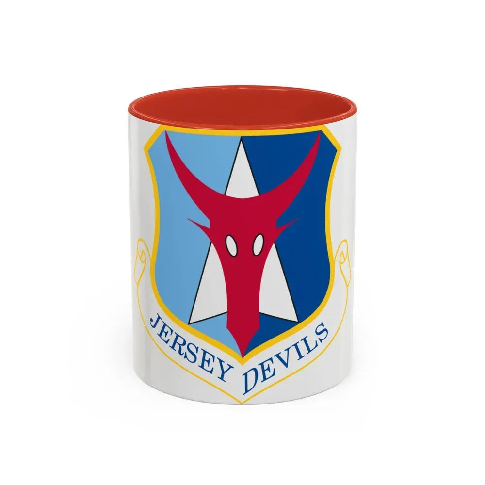 177th Fighter Wing (U.S. Air Force) Accent Coffee Mug 11oz Red - Go Mug Yourself