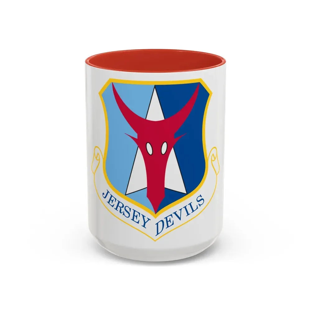 177th Fighter Wing (U.S. Air Force) Accent Coffee Mug 15oz Red - Go Mug Yourself