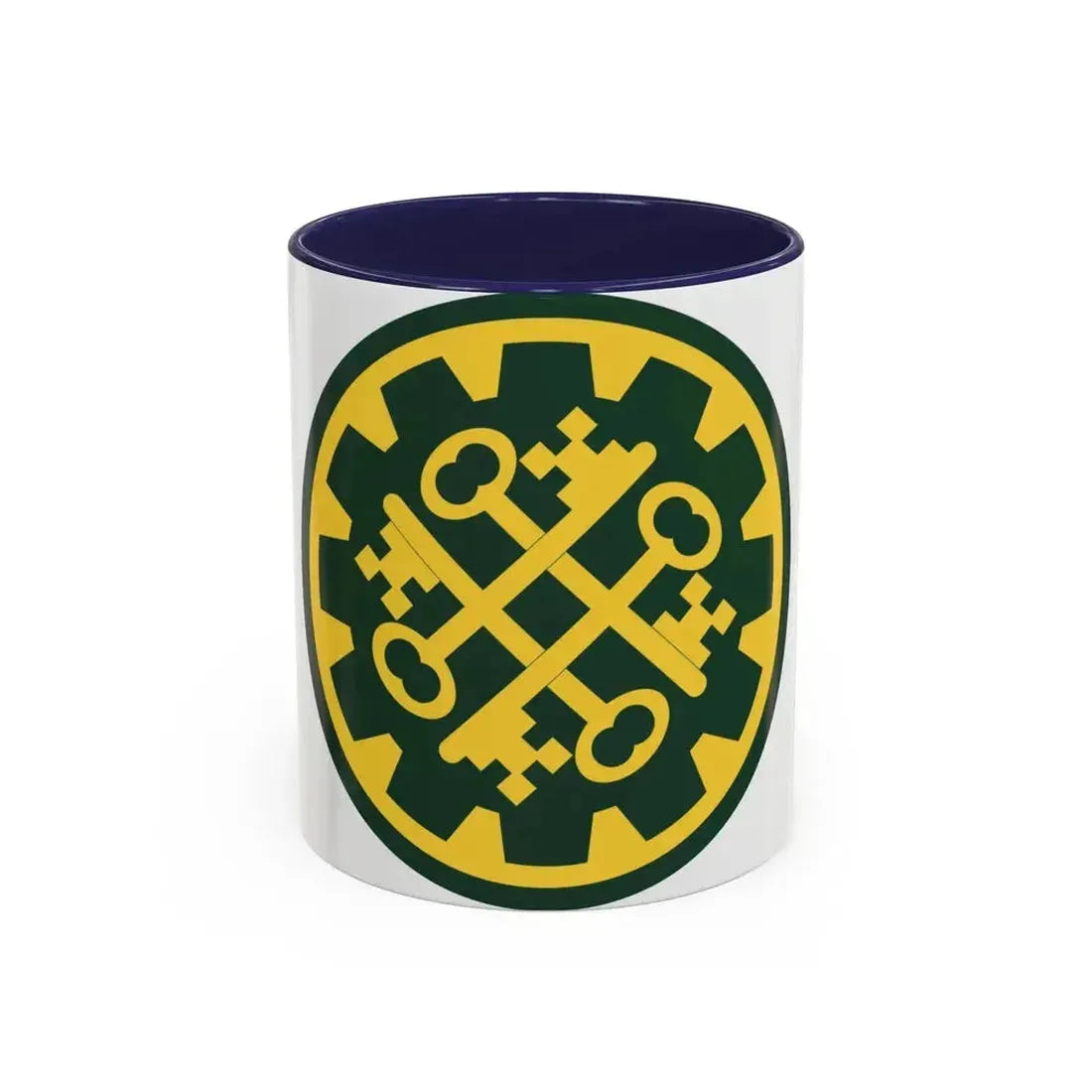 177th Military Police Brigade (U.S. Army) Accent Coffee Mug 11oz Navy - Go Mug Yourself