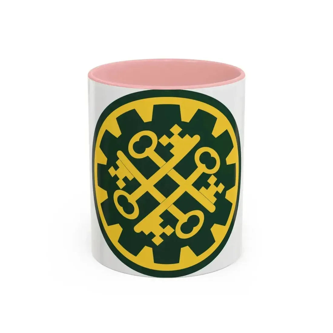 177th Military Police Brigade (U.S. Army) Accent Coffee Mug 11oz Pink - Go Mug Yourself