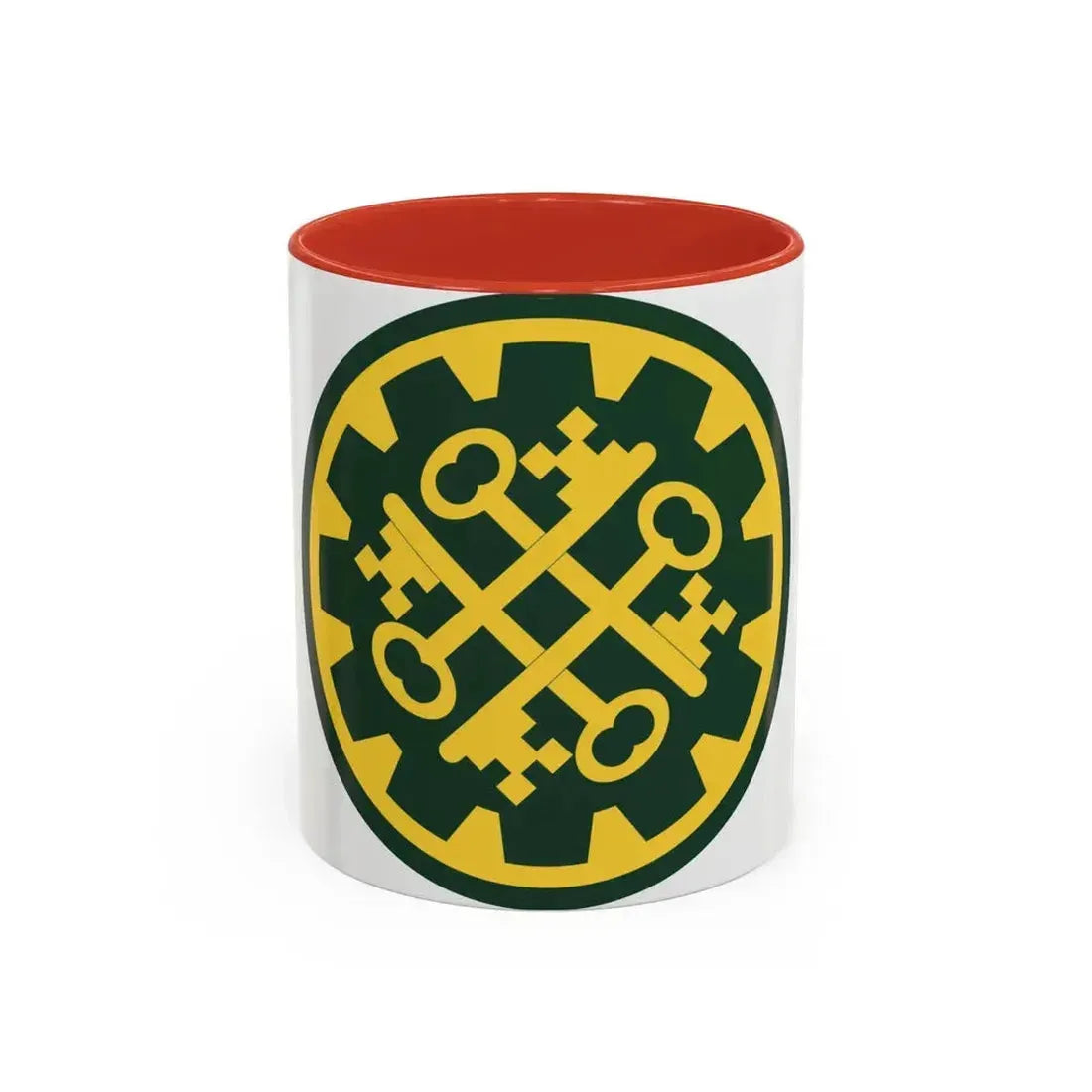 177th Military Police Brigade (U.S. Army) Accent Coffee Mug 11oz Red - Go Mug Yourself