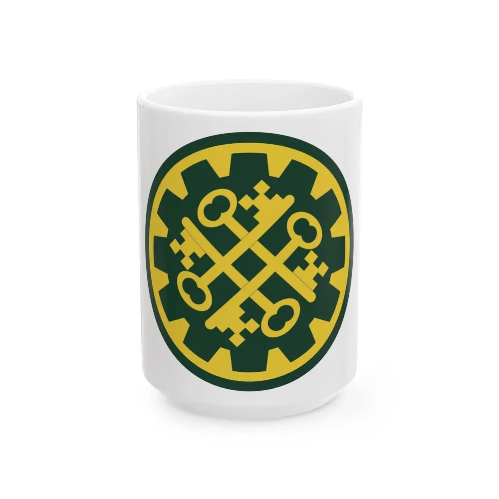 177th Military Police Brigade (U.S. Army) White Coffee Mug 15oz - Go Mug Yourself