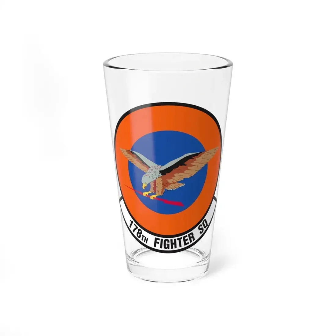 178 Fighter Squadron (U.S. Air Force) Pint Glass 16oz 16oz - Go Mug Yourself