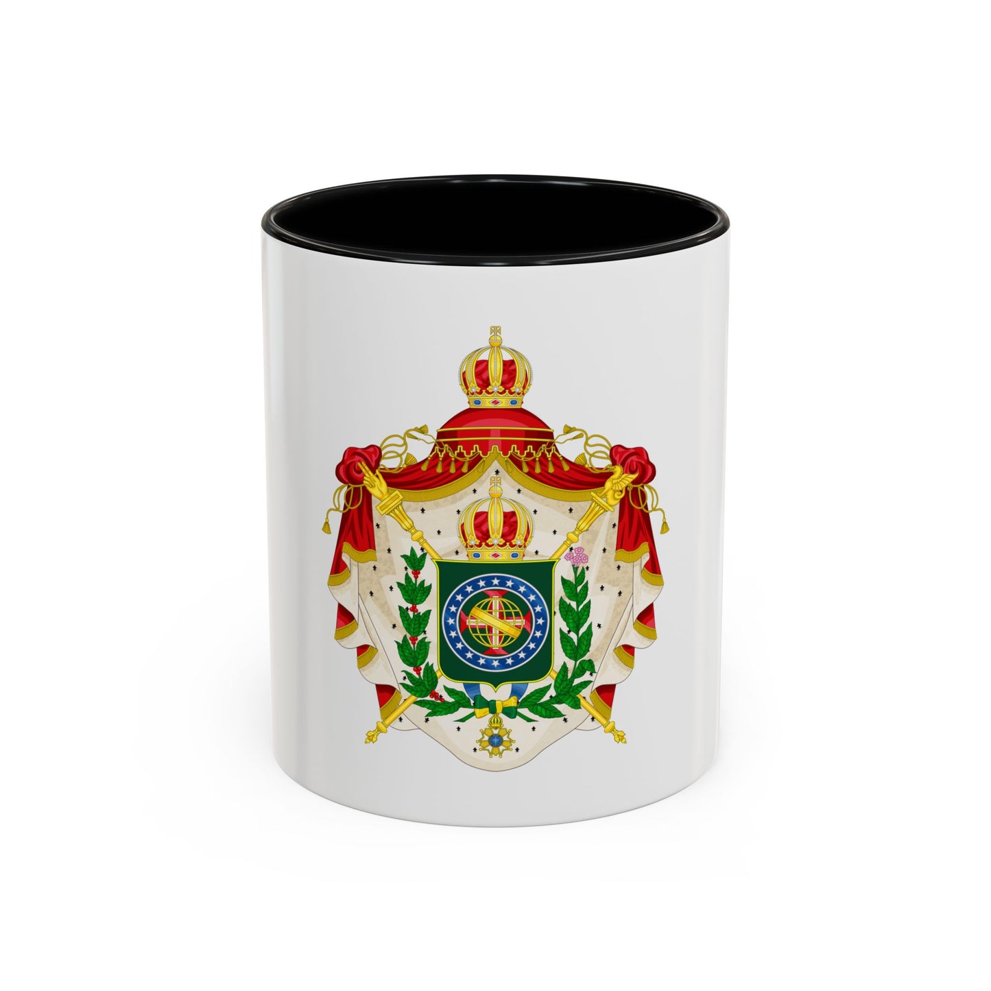 Coat of arms of the Empire of Brazil - Accent Coffee Mug
