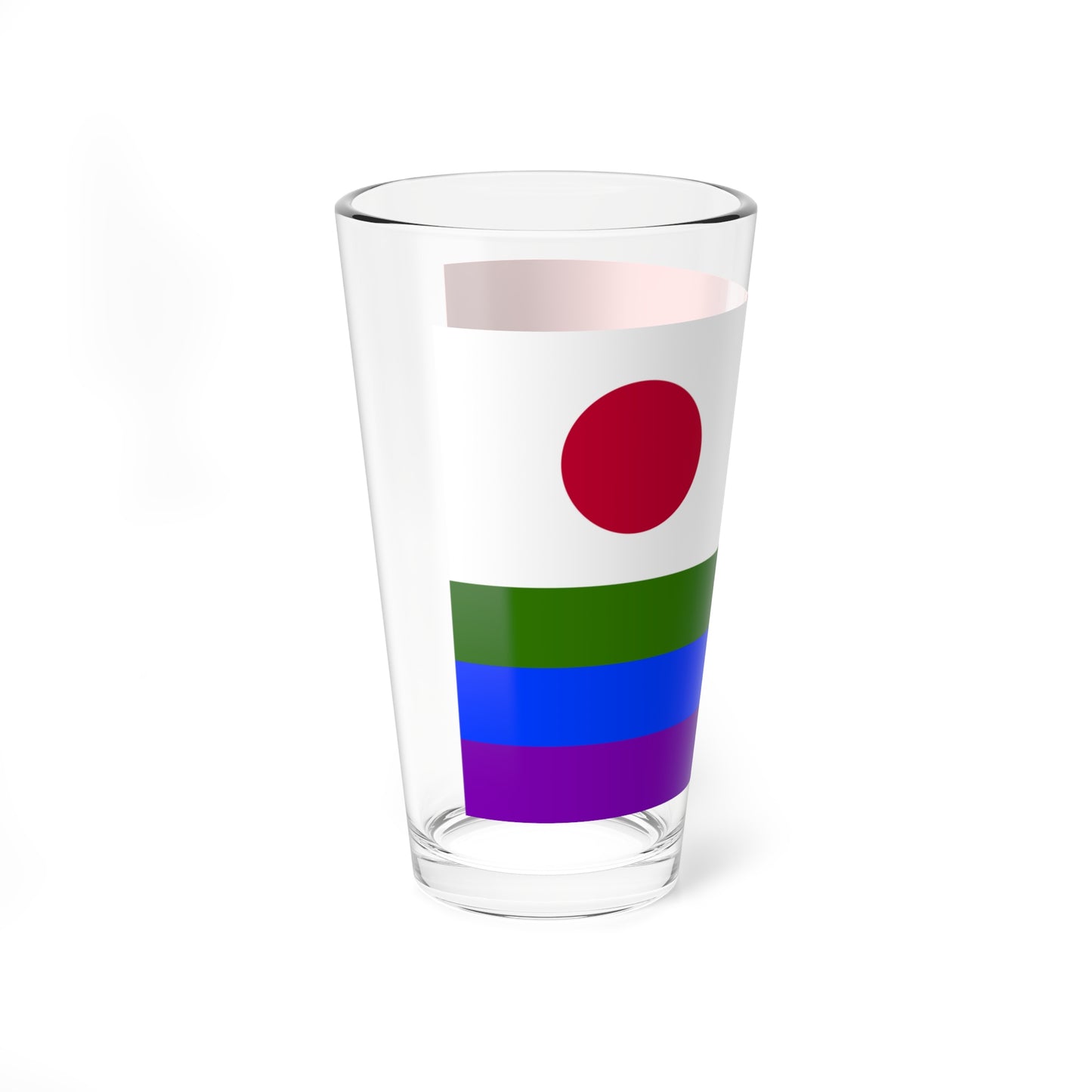 LGBT Rainbow Flag of Japan (Japan) Pint Glass 16oz
