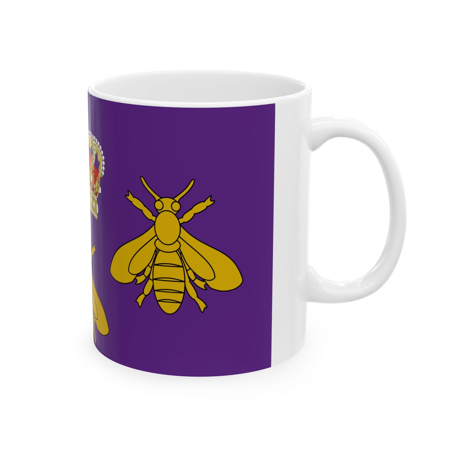 Banner of Arms of the Empire of the Sahara (Algeria) White Coffee Mug