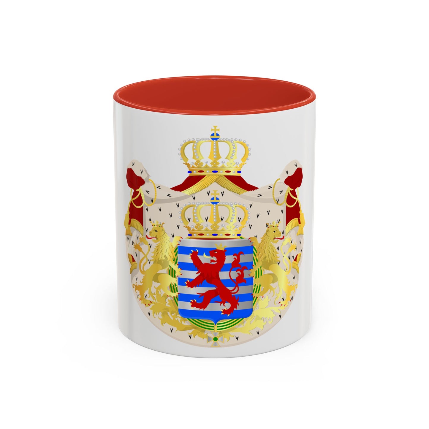 Greater coat of arms of the grand-duchy of Luxembourg - Accent Coffee Mug