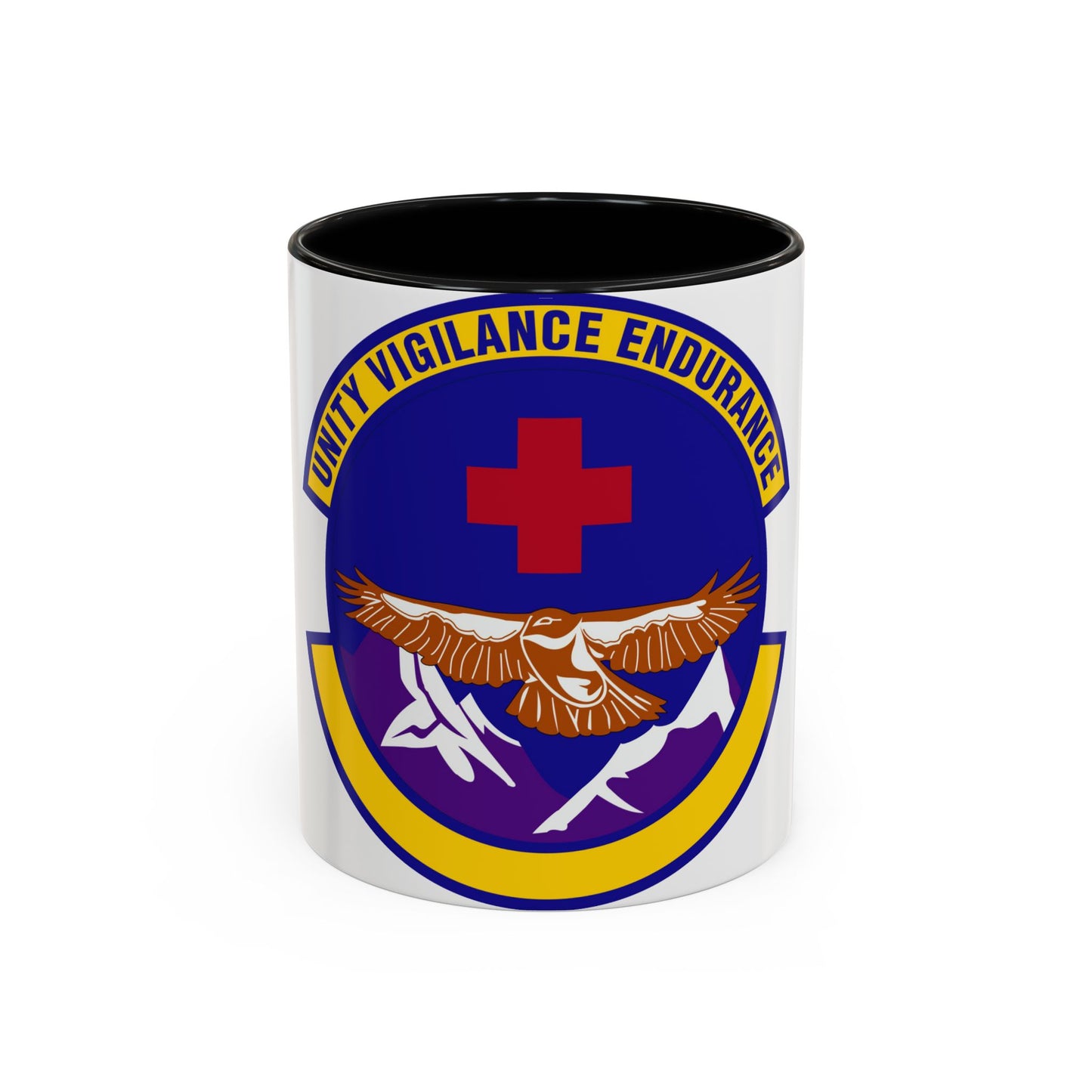 17 Operational Medical Readiness Squadron AETC (U.S. Air Force) Accent Coffee Mug