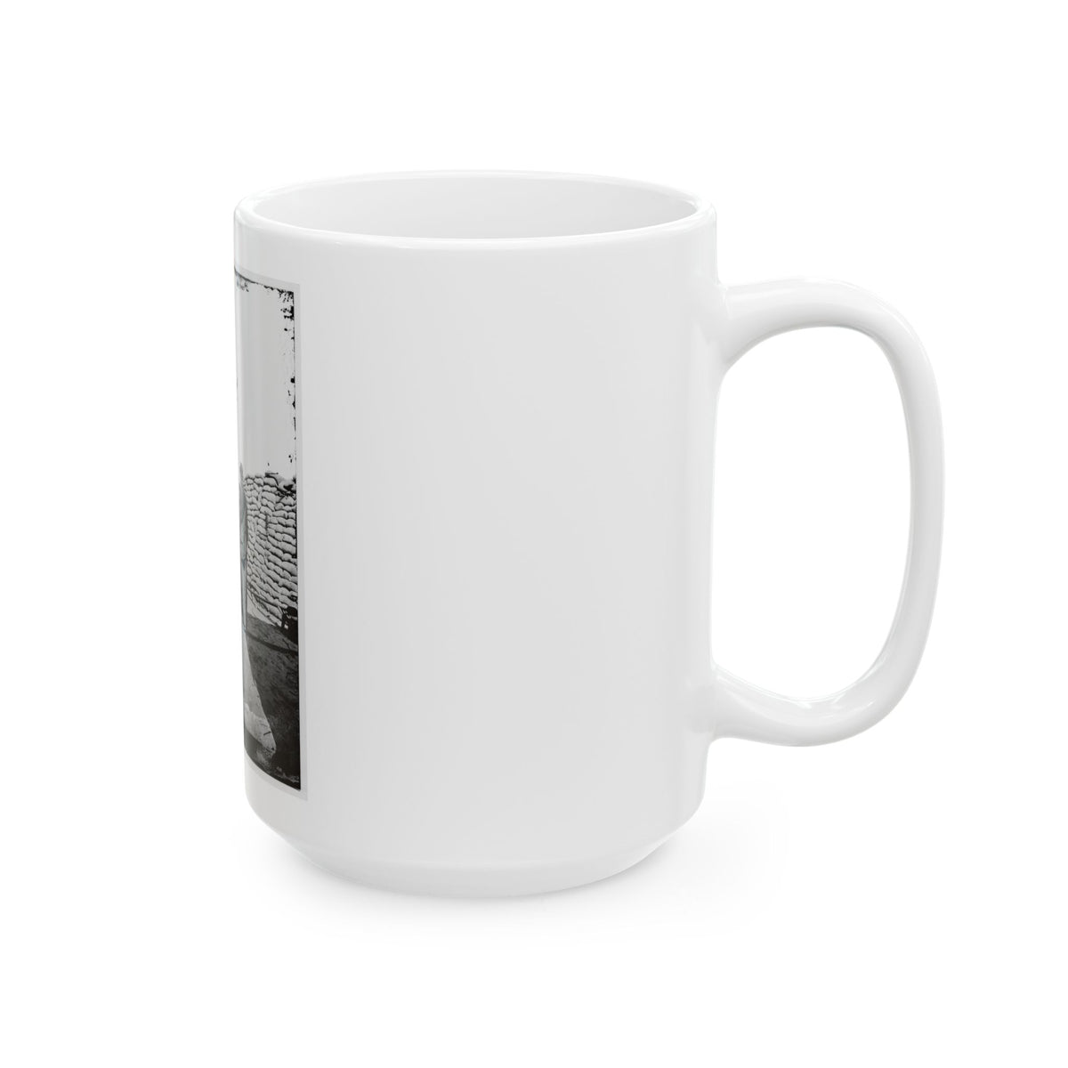 A Parrott Gun (Trained On Sumter ) (U.S. Civil War) White Coffee Mug