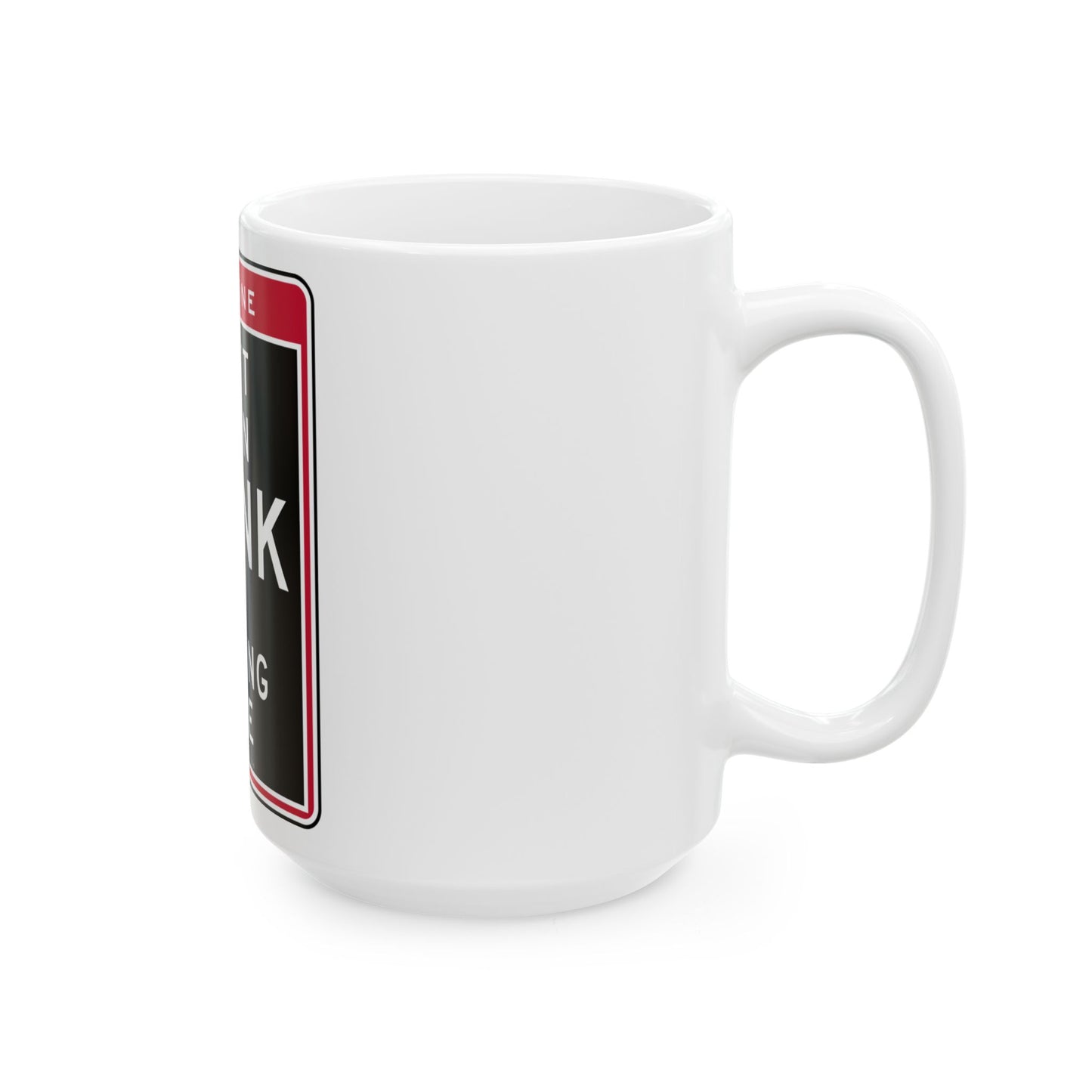 NYCDOT SP-145C (New York) (Road Sign) White Coffee Mug