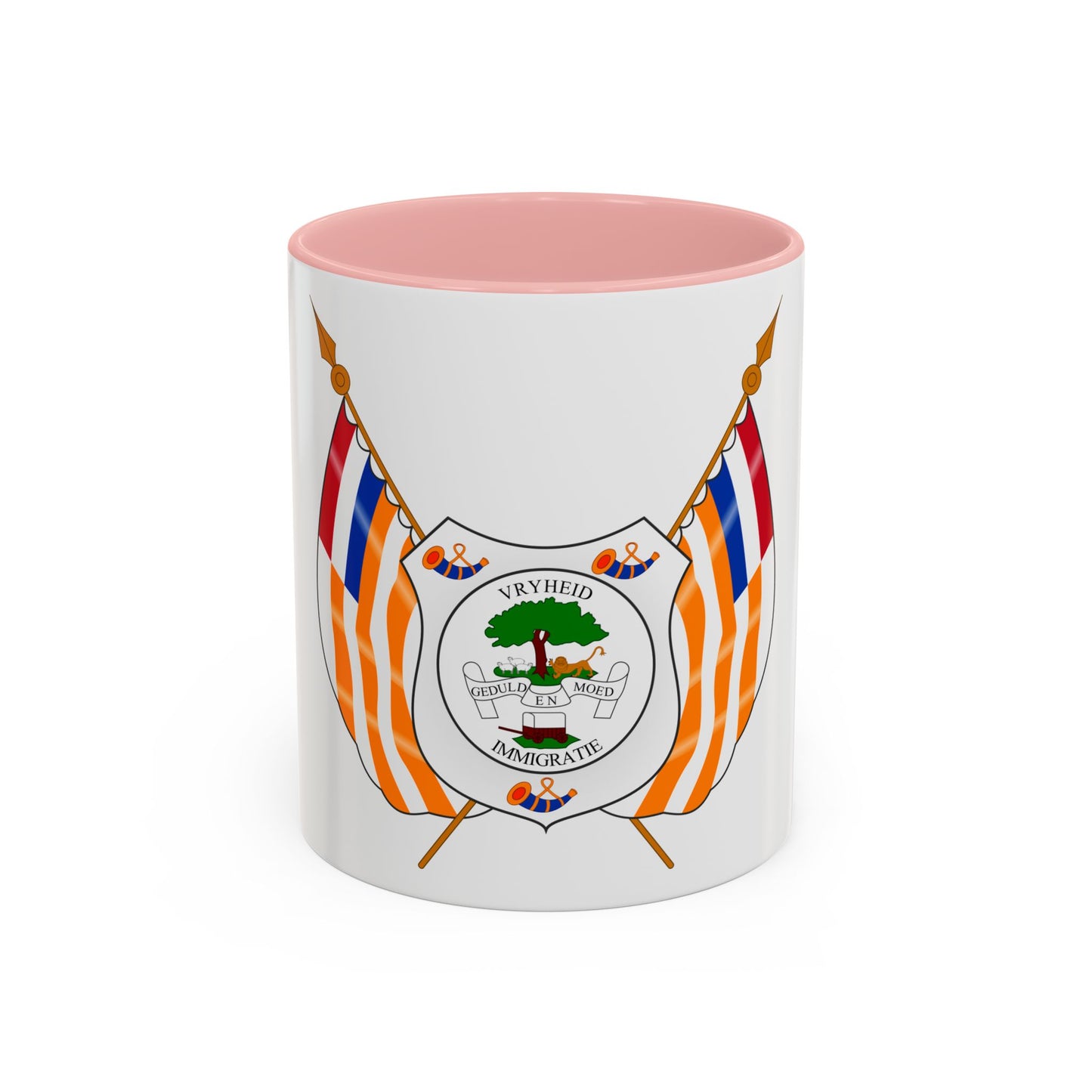 Coat of arms of the Orange Free State - Accent Coffee Mug