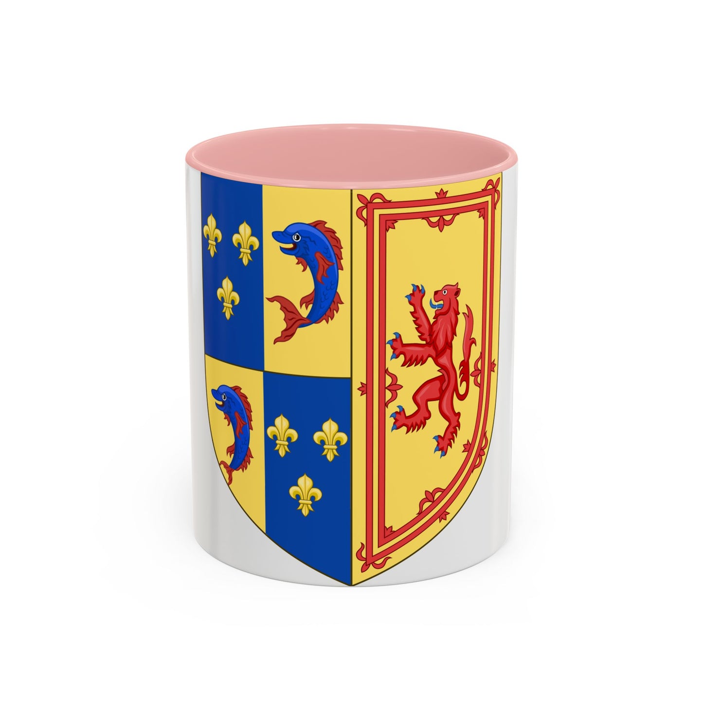 Royal Arms of the Kingdom of Scotland (1558) - Accent Coffee Mug