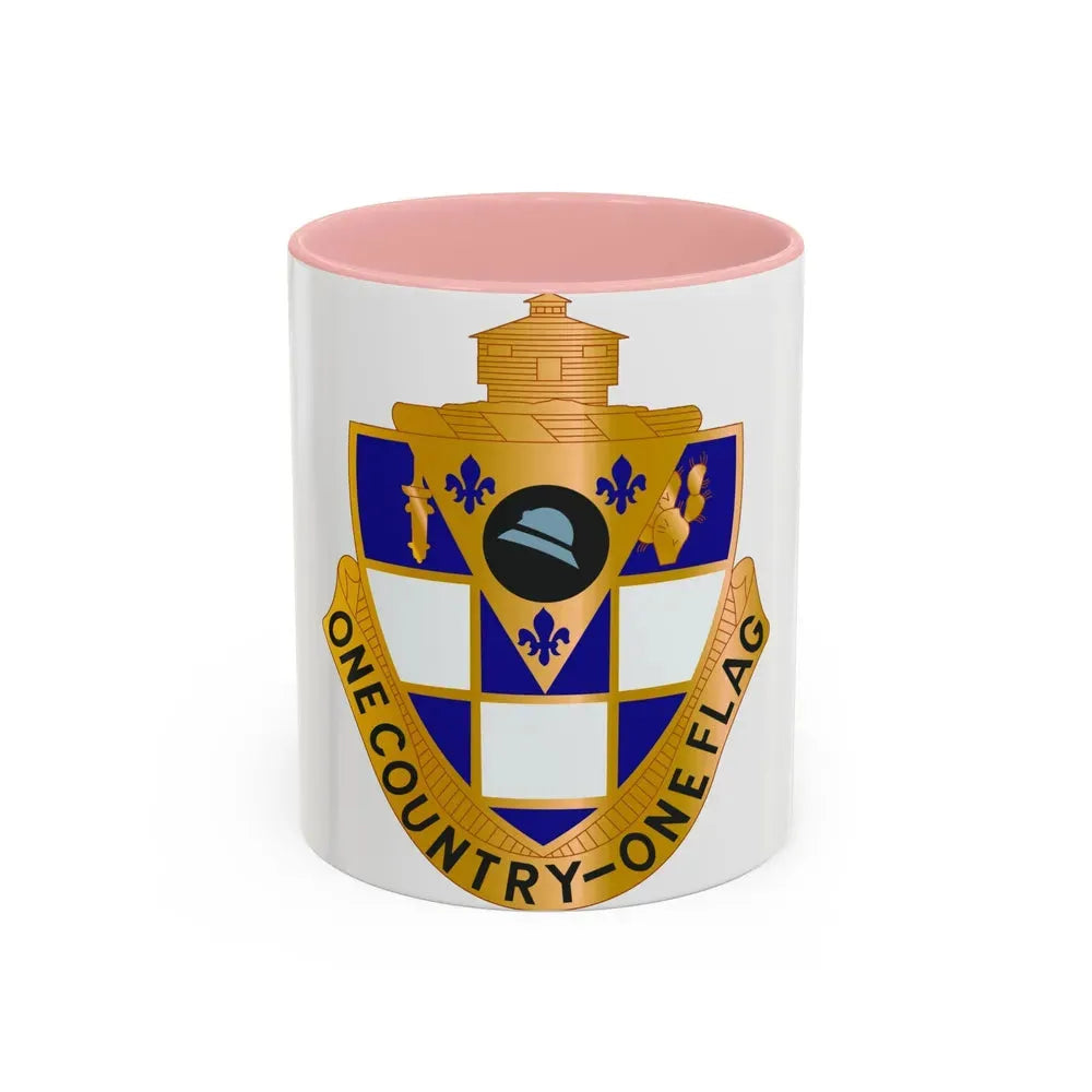 178th Infantry Regiment (U.S. Army) Accent Coffee Mug 11oz Pink - Go Mug Yourself