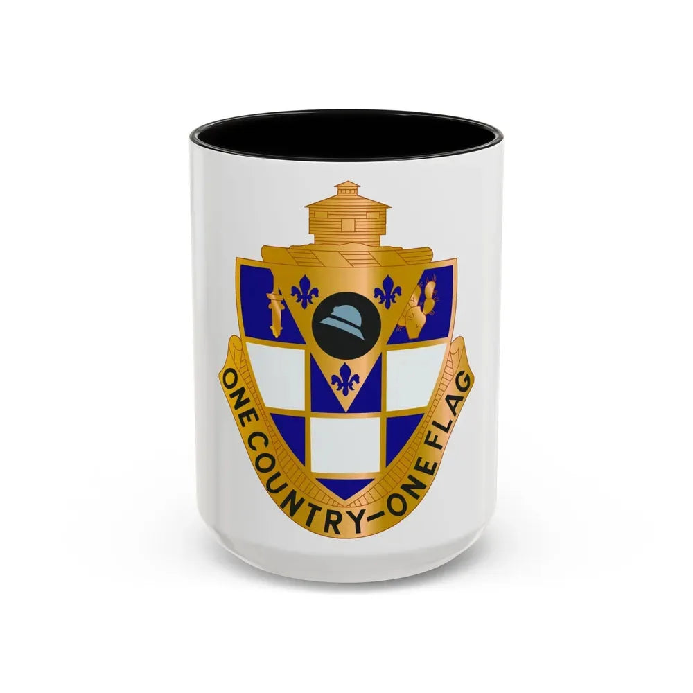 178th Infantry Regiment (U.S. Army) Accent Coffee Mug 15oz Black - Go Mug Yourself