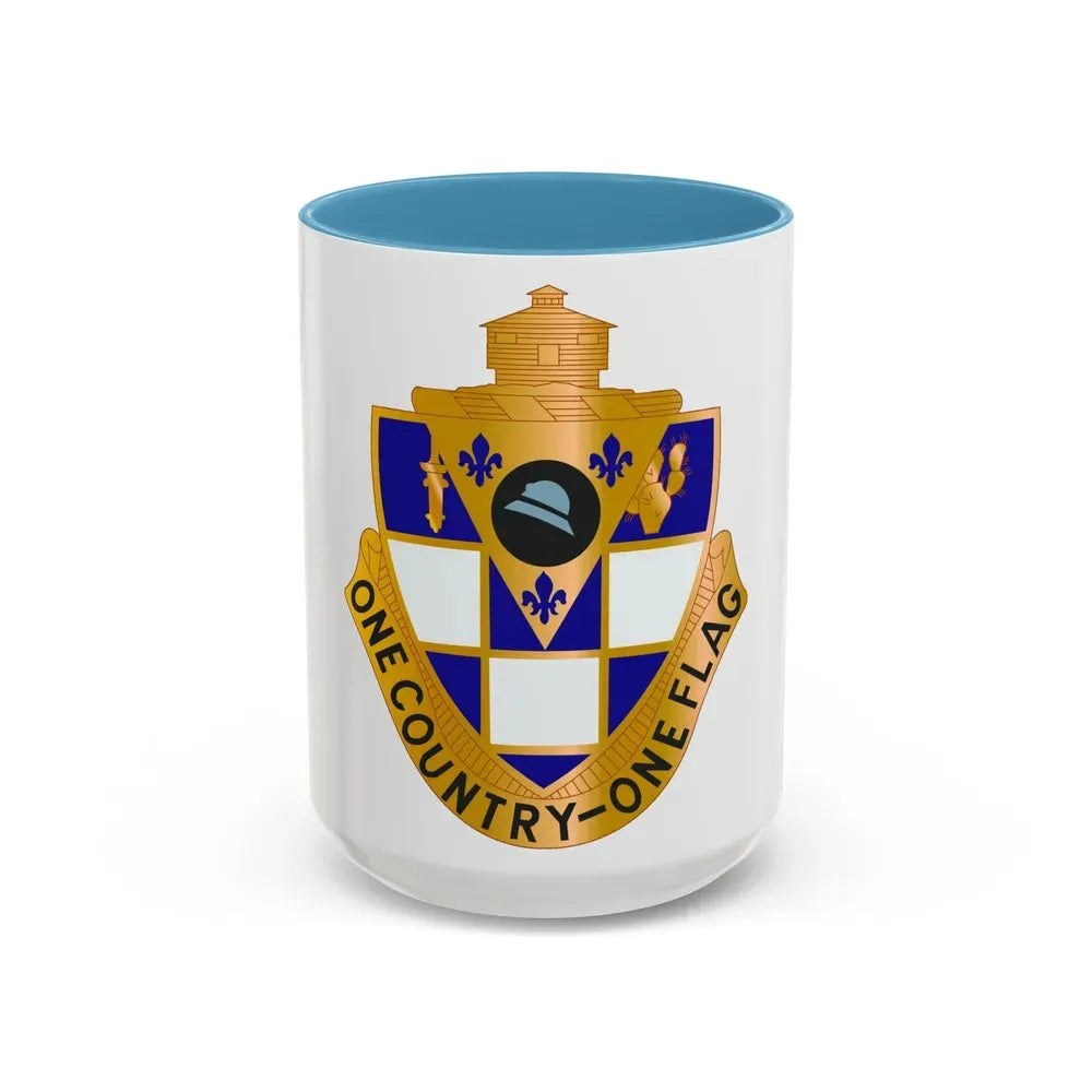 178th Infantry Regiment (U.S. Army) Accent Coffee Mug 15oz Light Blue - Go Mug Yourself