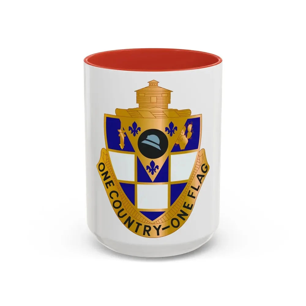 178th Infantry Regiment (U.S. Army) Accent Coffee Mug 15oz Red - Go Mug Yourself