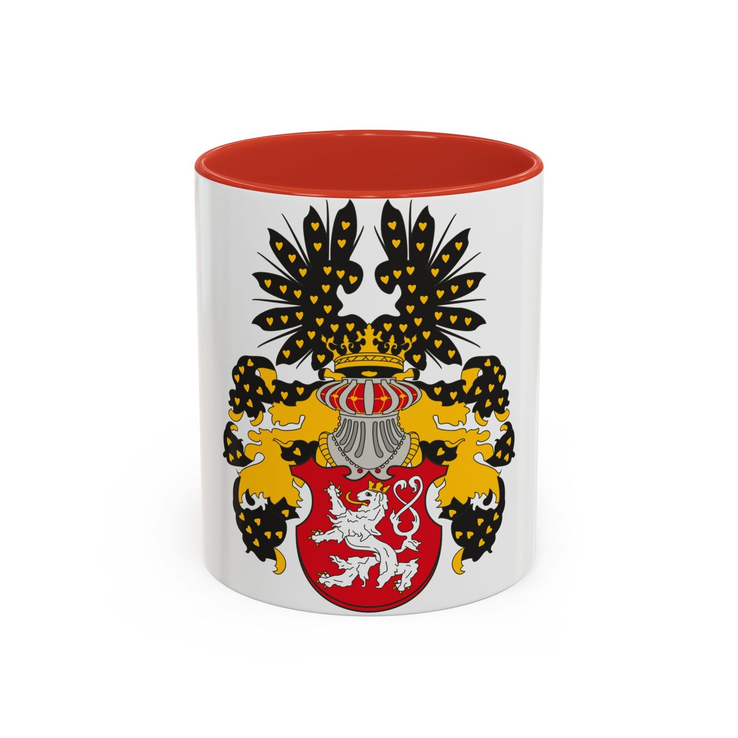 Coat of arms of the Kingdom of Bohemia - Accent Coffee Mug