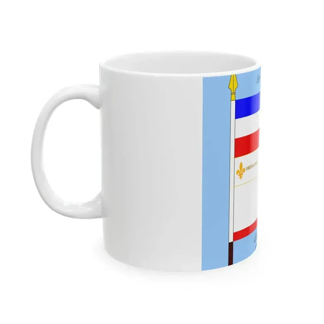 1791 1er Regiment dinfanterie (France) White Coffee Mug - Go Mug Yourself