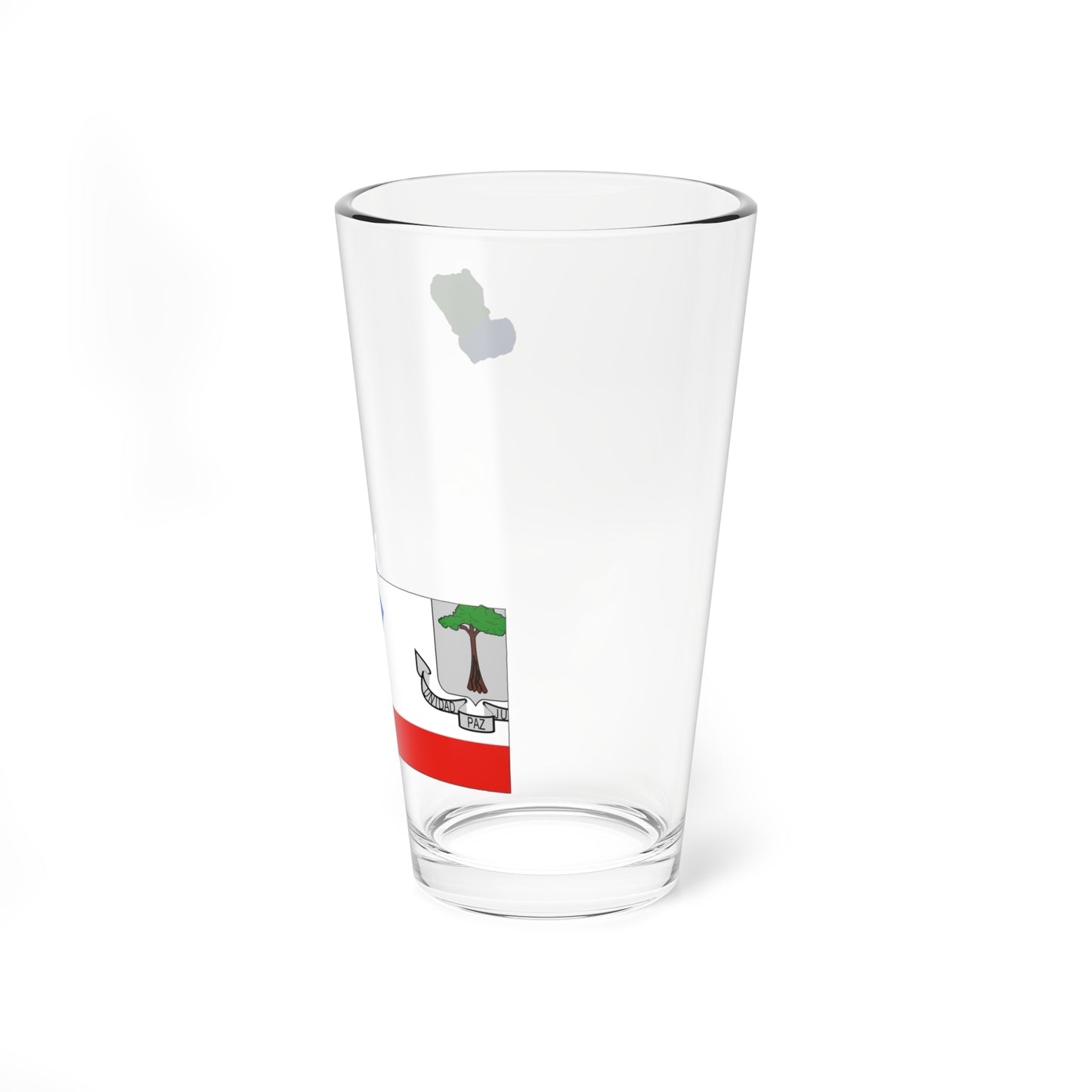 Flag map of Equatorial Guinea (Equatorial Guinea) Pint Glass 16oz
