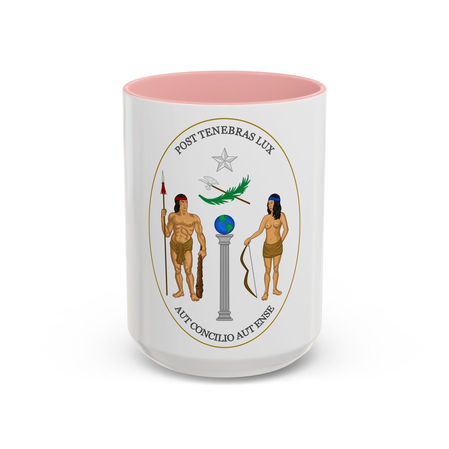 Obverse of the Coat of Arms of Chile (1812-1814) - Accent Coffee Mug