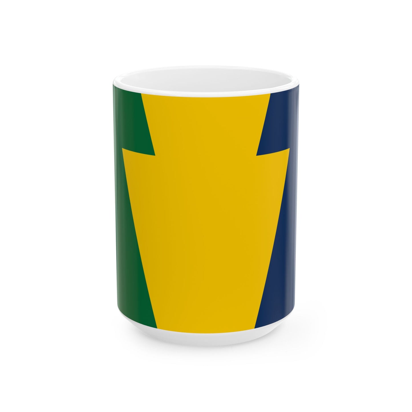 Keystone Flag reverse (United States) White Coffee Mug