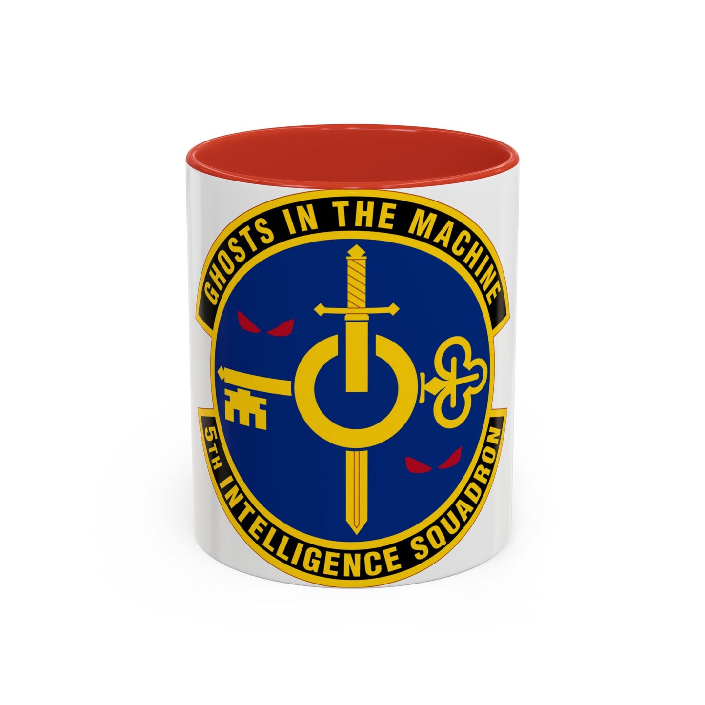 5 Intelligence Squadron ACC (U.S. Air Force) Accent Coffee Mug