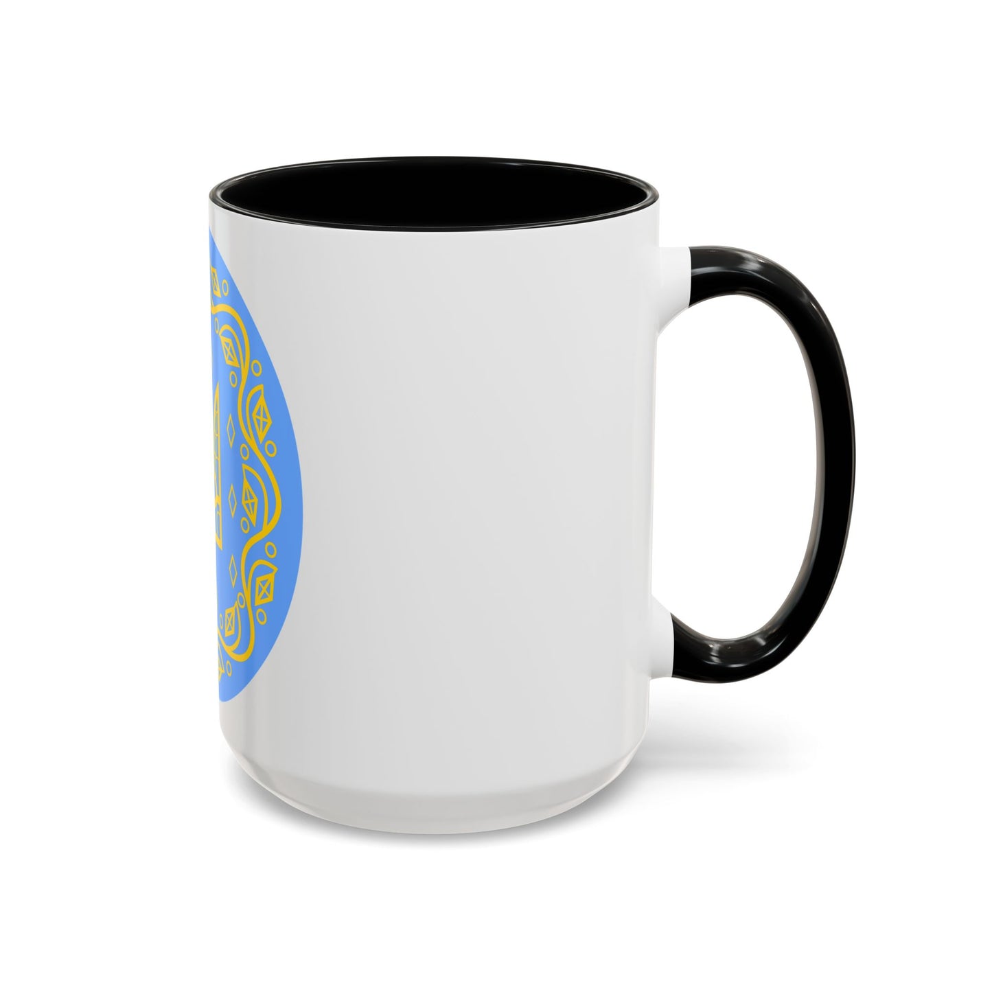 Coat of arms of Ukrainian People's Republic 2 - Accent Coffee Mug
