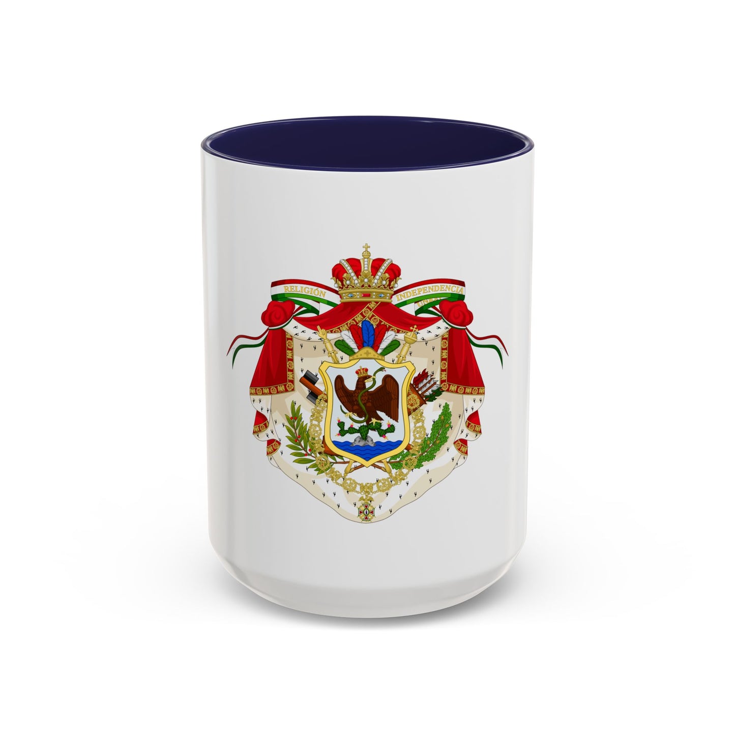 Coat of Arms of the First Mexican Empire - Accent Coffee Mug