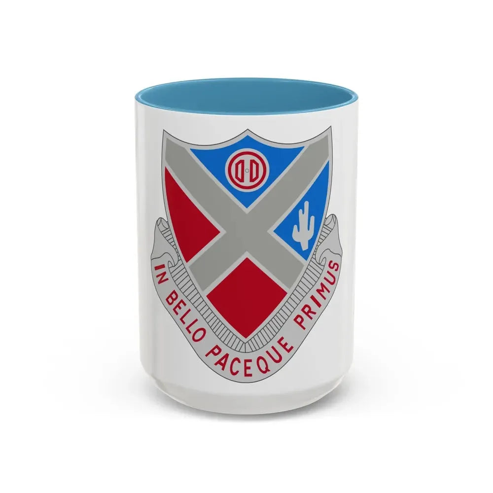 179th Air Defense Artillery Regiment (U.S. Army) Accent Coffee Mug 15oz Light Blue - Go Mug Yourself