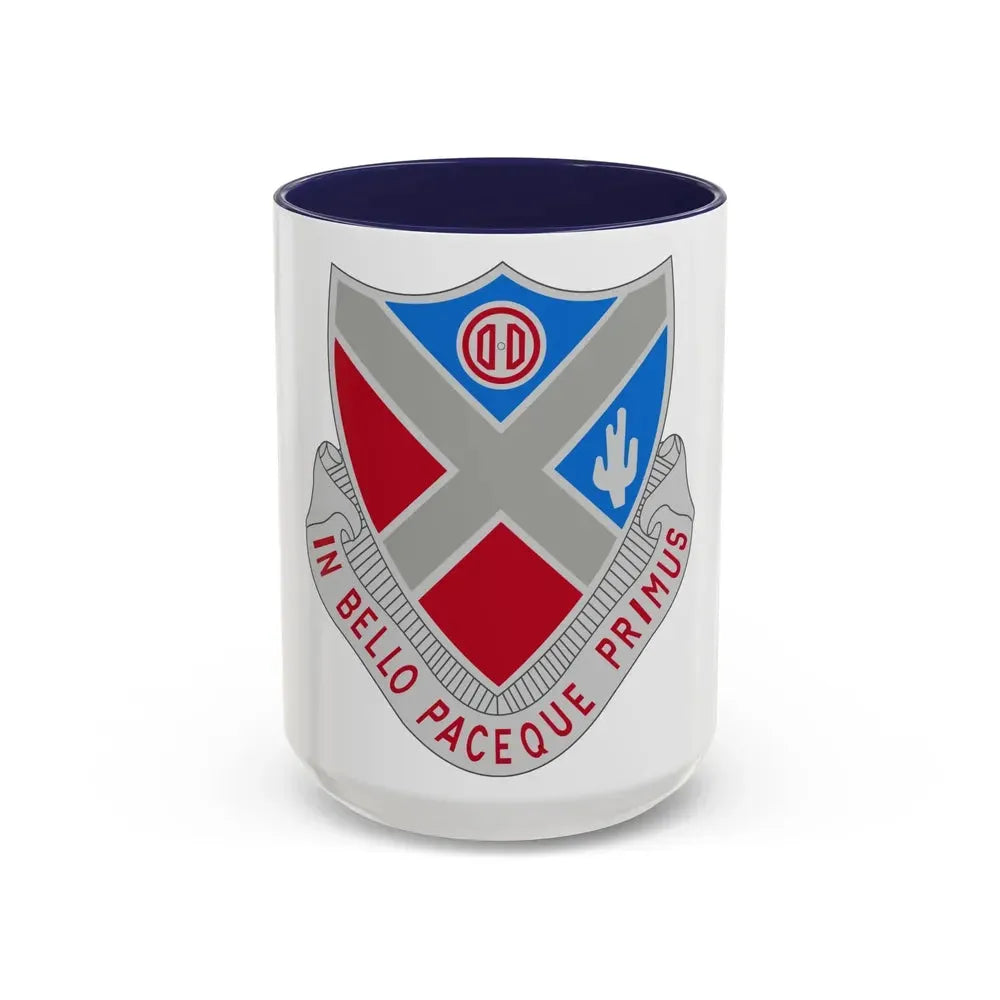 179th Air Defense Artillery Regiment (U.S. Army) Accent Coffee Mug 15oz Navy - Go Mug Yourself