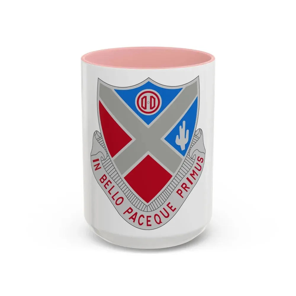 179th Air Defense Artillery Regiment (U.S. Army) Accent Coffee Mug 15oz Pink - Go Mug Yourself