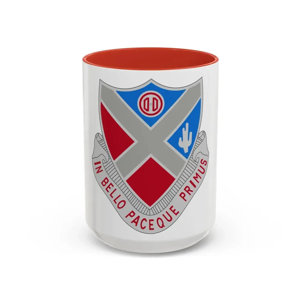 179th Air Defense Artillery Regiment (U.S. Army) Accent Coffee Mug 15oz Red - Go Mug Yourself