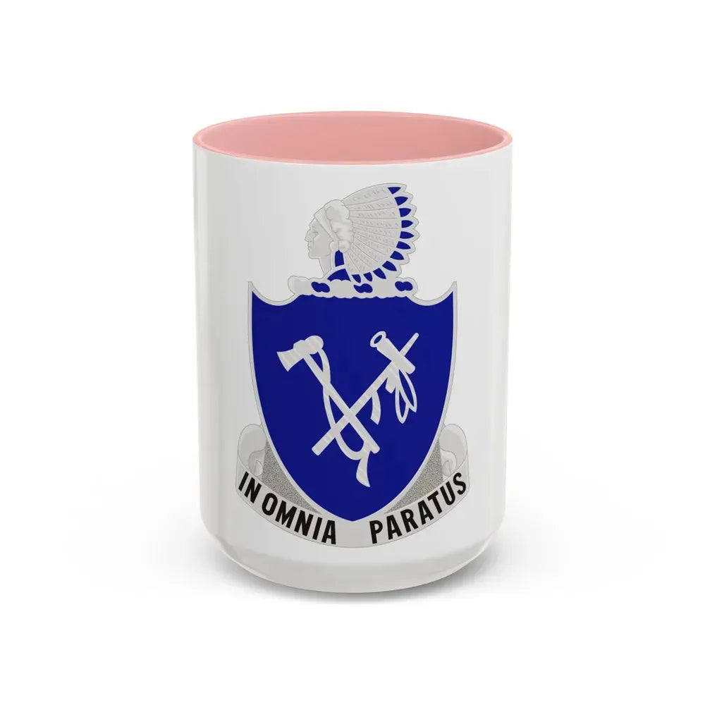 179th Infantry Regiment (U.S. Army) Accent Coffee Mug 15oz Pink - Go Mug Yourself