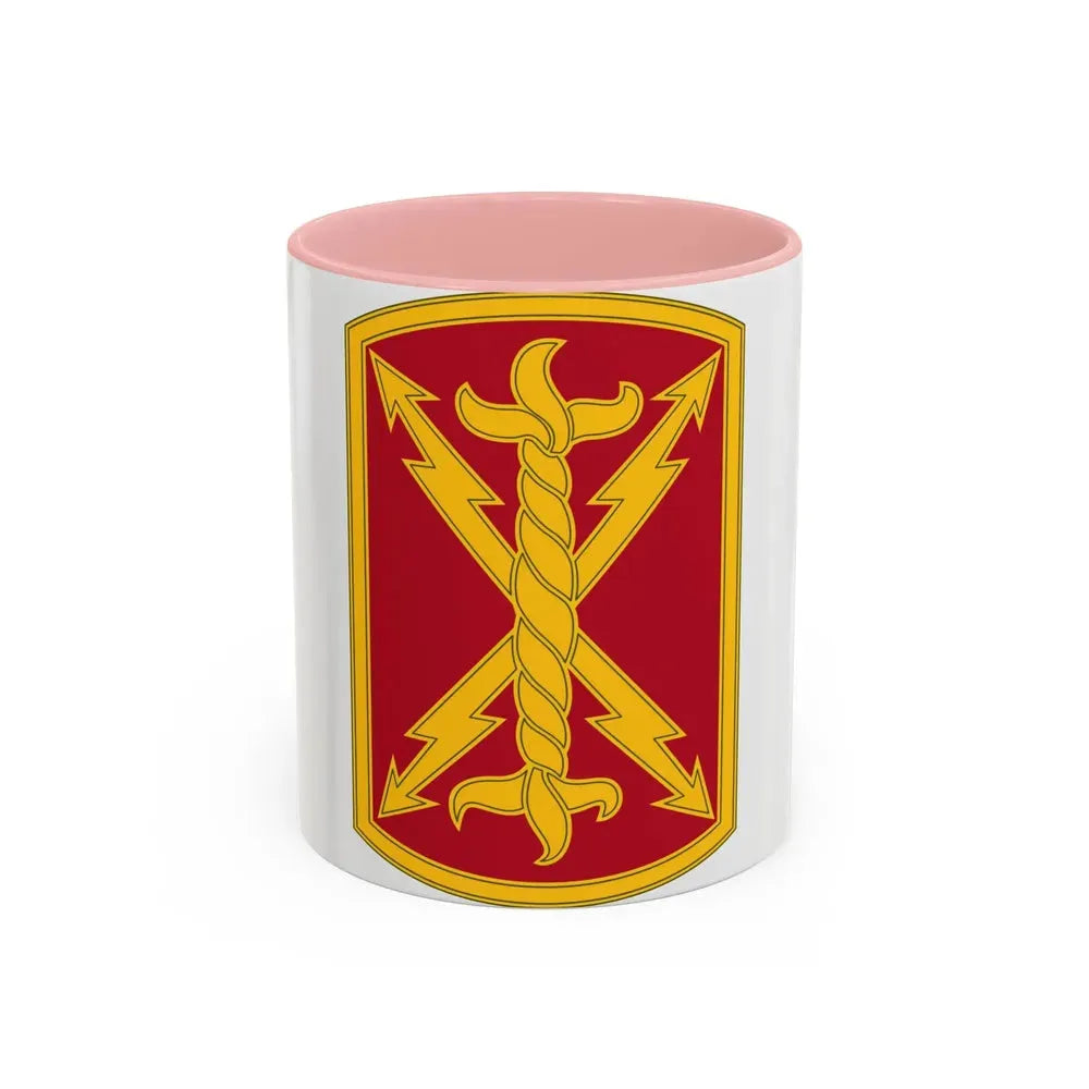 17th Field Artillery Brigade (U.S. Army) Accent Coffee Mug 11oz Pink - Go Mug Yourself