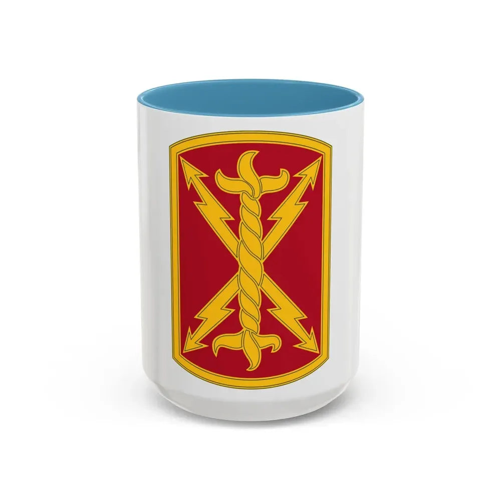 17th Field Artillery Brigade (U.S. Army) Accent Coffee Mug 15oz Light Blue - Go Mug Yourself