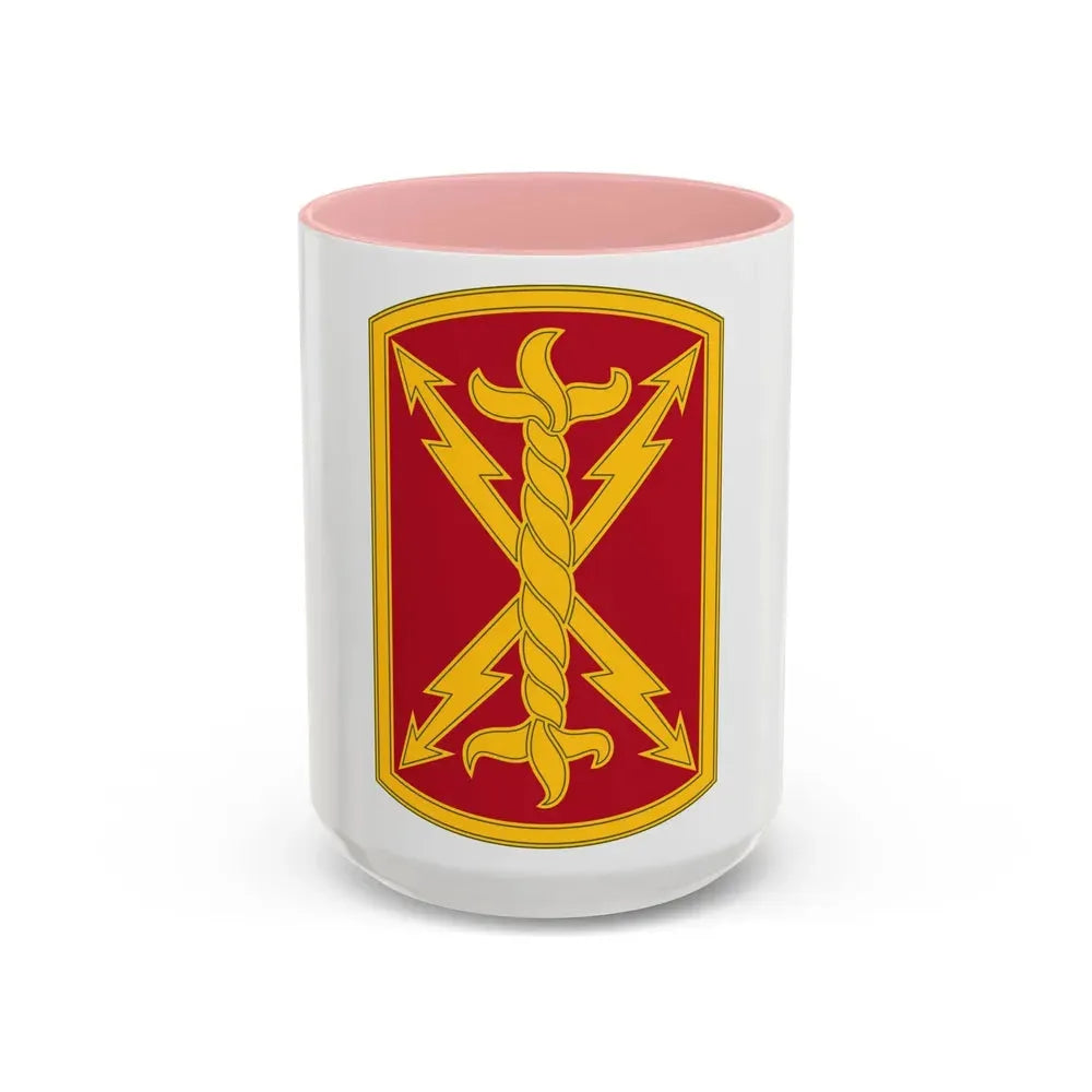 17th Field Artillery Brigade (U.S. Army) Accent Coffee Mug 15oz Pink - Go Mug Yourself
