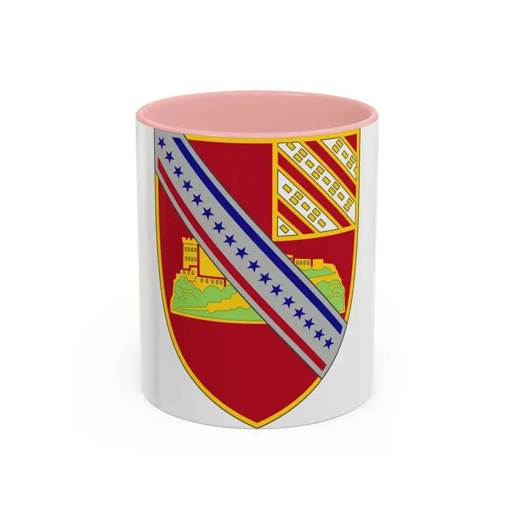 17th Field Artillery Regiment (U.S. Army) Accent Coffee Mug 11oz Pink - Go Mug Yourself