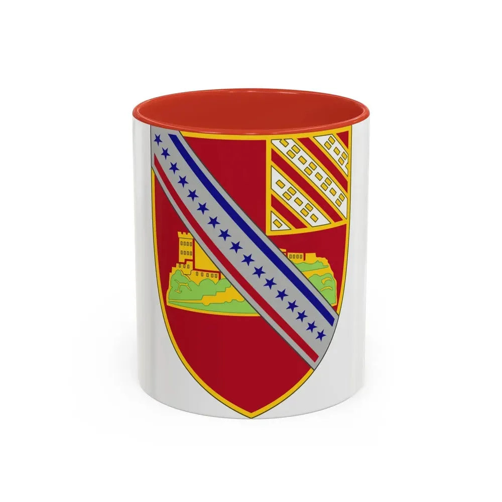 17th Field Artillery Regiment (U.S. Army) Accent Coffee Mug 11oz Red - Go Mug Yourself