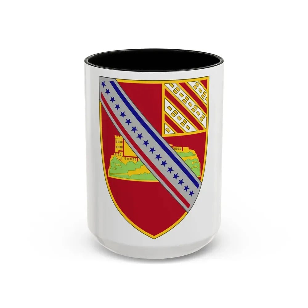 17th Field Artillery Regiment (U.S. Army) Accent Coffee Mug 15oz Black - Go Mug Yourself