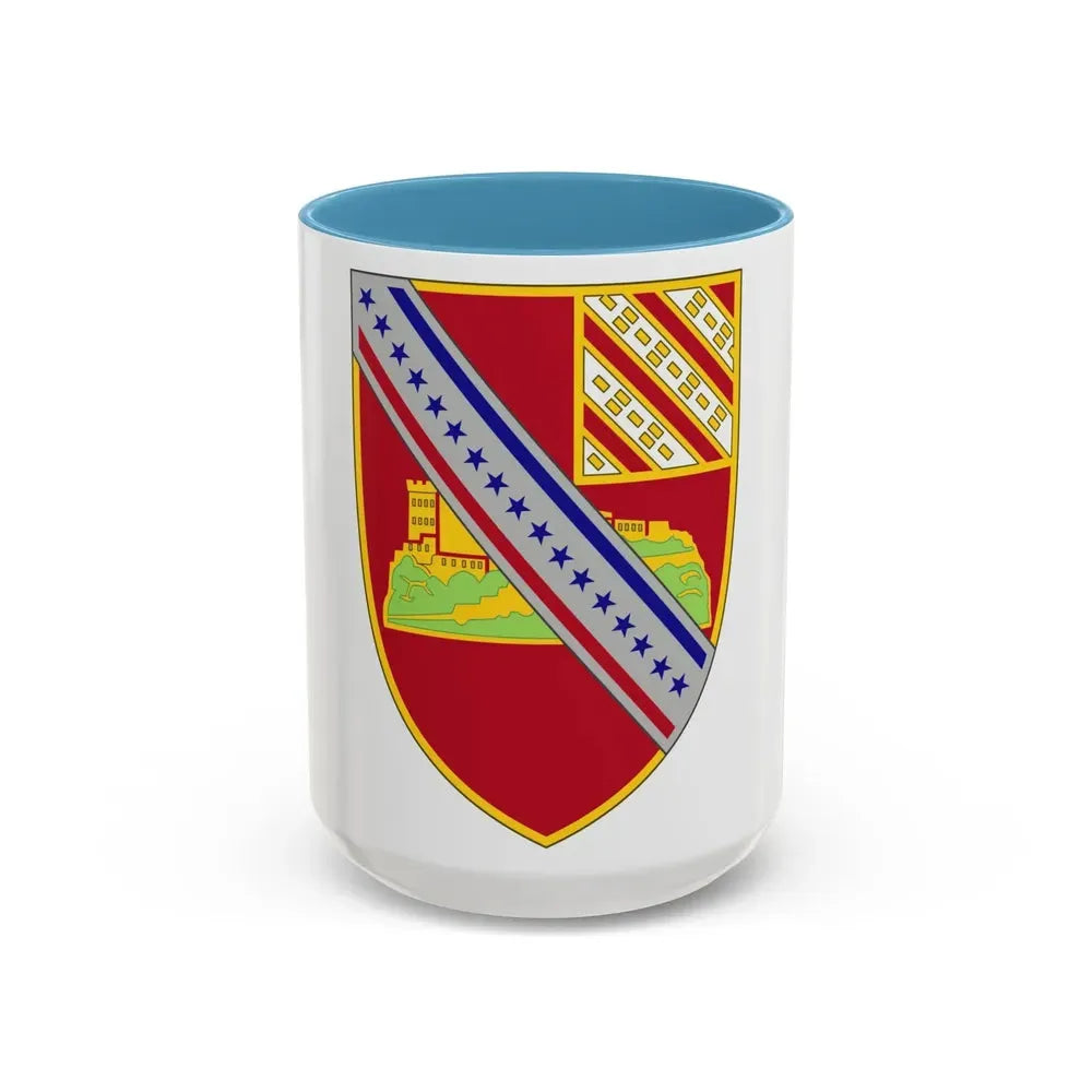 17th Field Artillery Regiment (U.S. Army) Accent Coffee Mug 15oz Light Blue - Go Mug Yourself