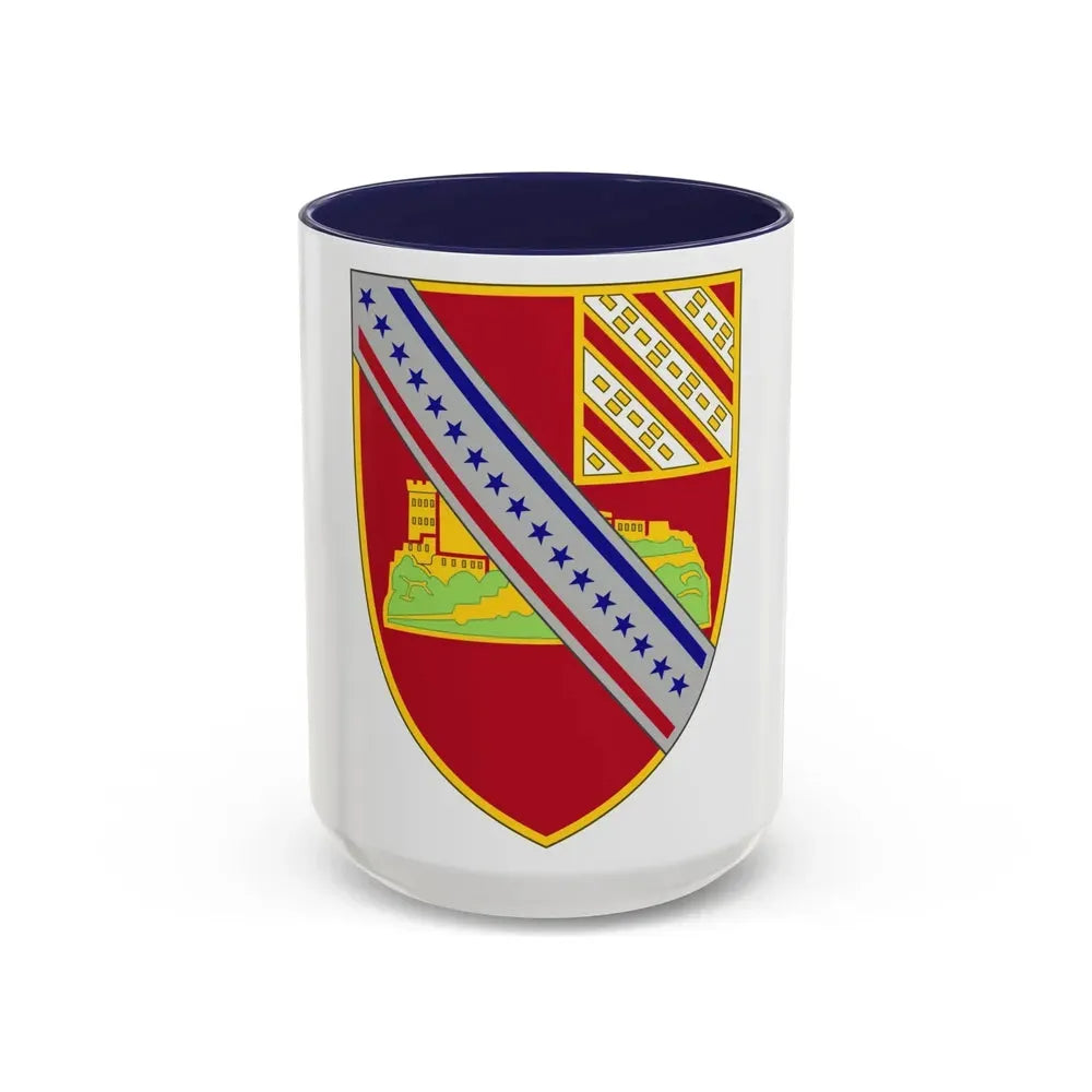 17th Field Artillery Regiment (U.S. Army) Accent Coffee Mug 15oz Navy - Go Mug Yourself
