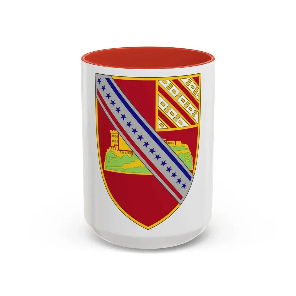 17th Field Artillery Regiment (U.S. Army) Accent Coffee Mug 15oz Red - Go Mug Yourself