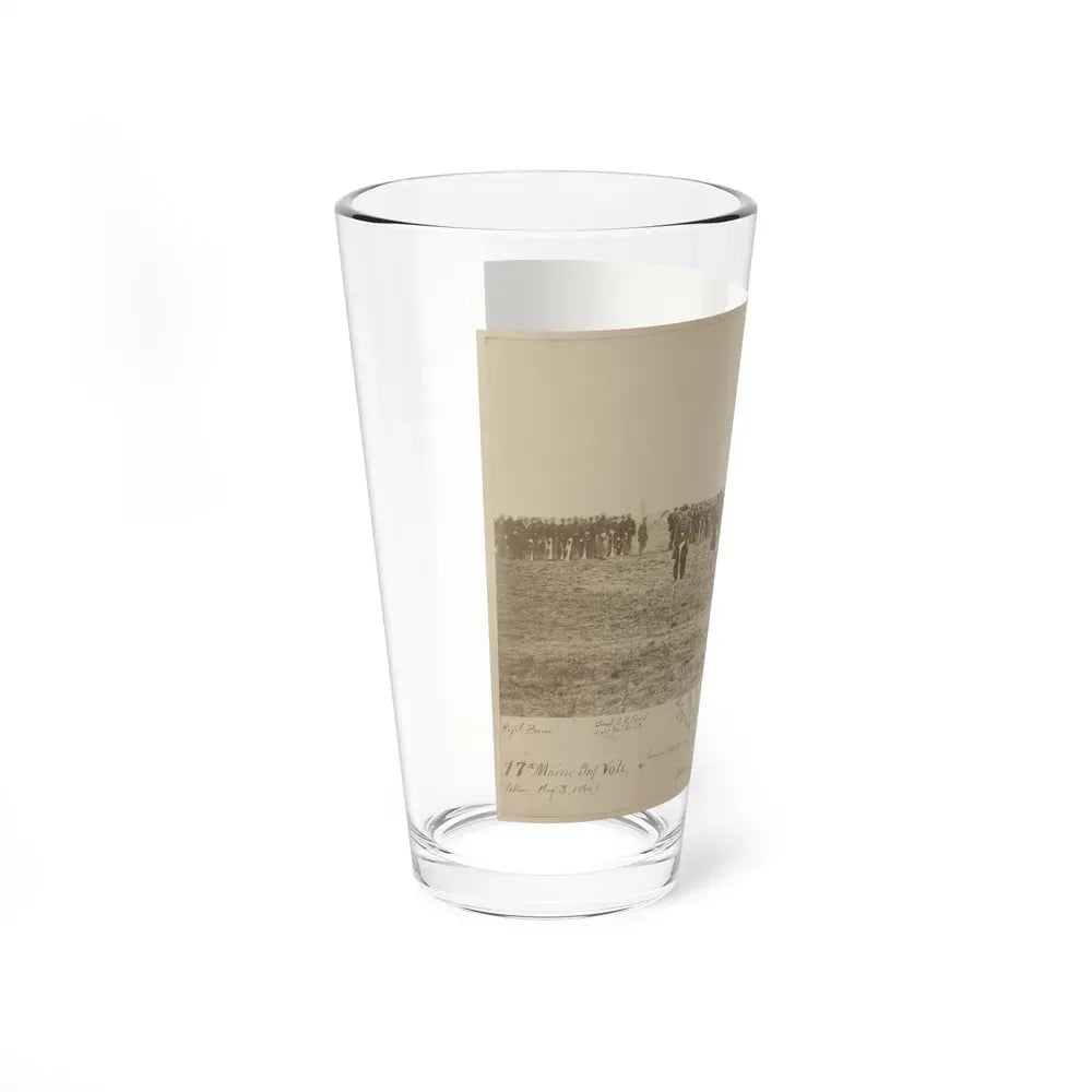 17th Maine Inf. Vols. (U.S. Civil War) Pint Glass 16oz - Go Mug Yourself
