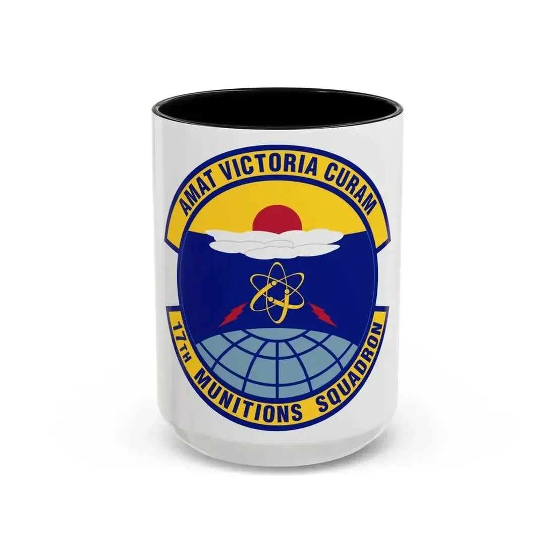 17th Munitions Squadron (U.S. Air Force) Accent Coffee Mug 15oz Black - Go Mug Yourself