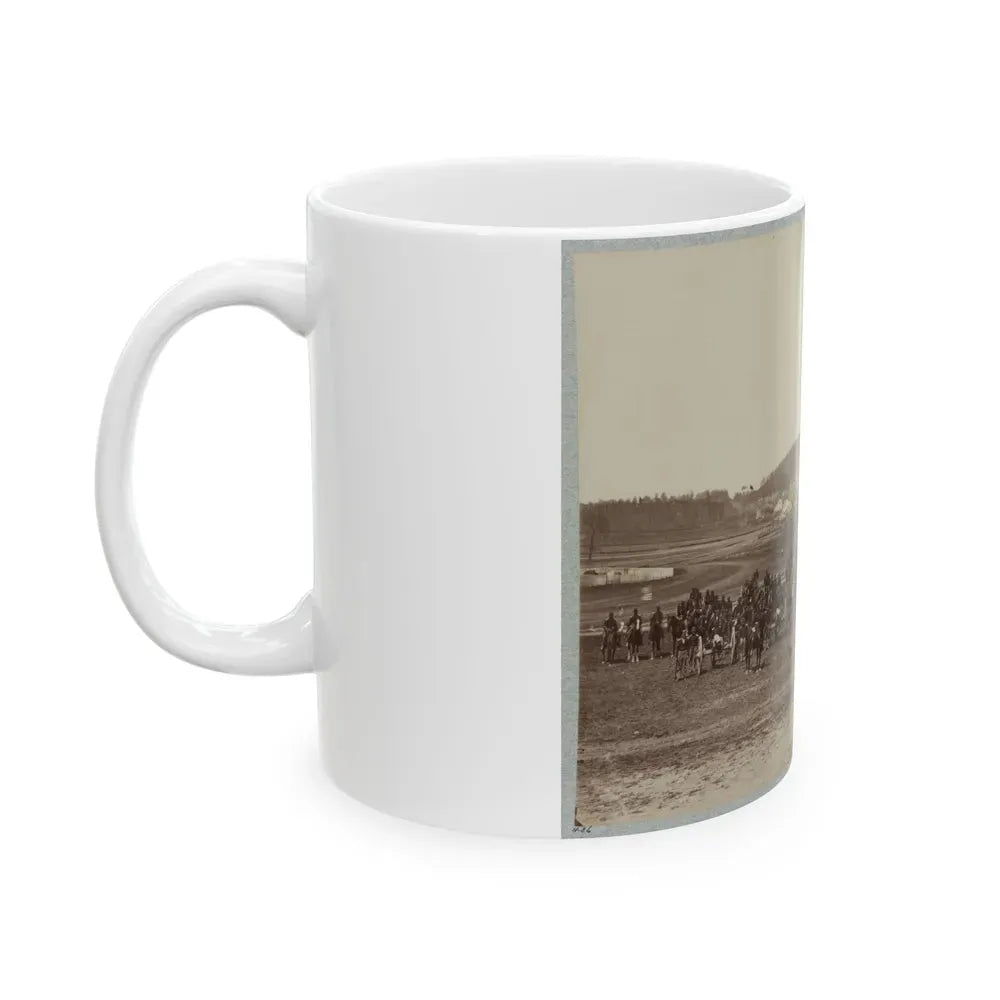 17th New York Battery Artillery Depot, (Camp Barry) Near Washington, D.C. (U.S. Civil War) White Coffee Mug - Go Mug Yourself