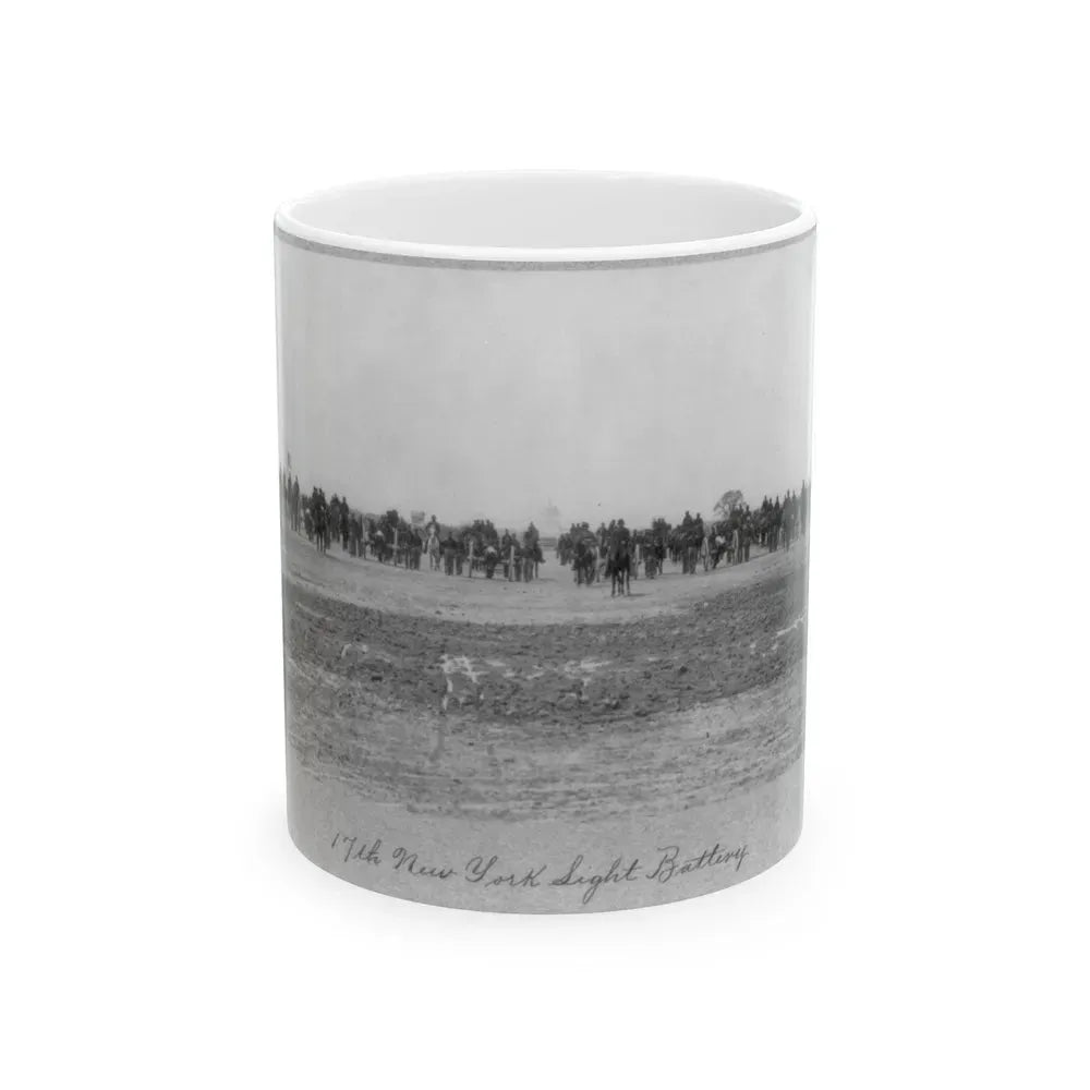 17th New York Light Battery (U.S. Civil War) White Coffee Mug 11oz - Go Mug Yourself