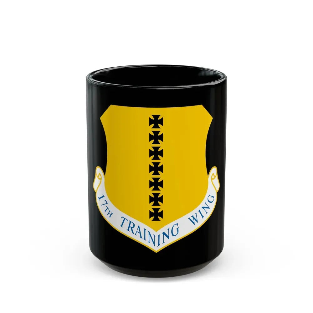 17th Training Wing (U.S. Air Force) Black Coffee Mug 15oz - Go Mug Yourself