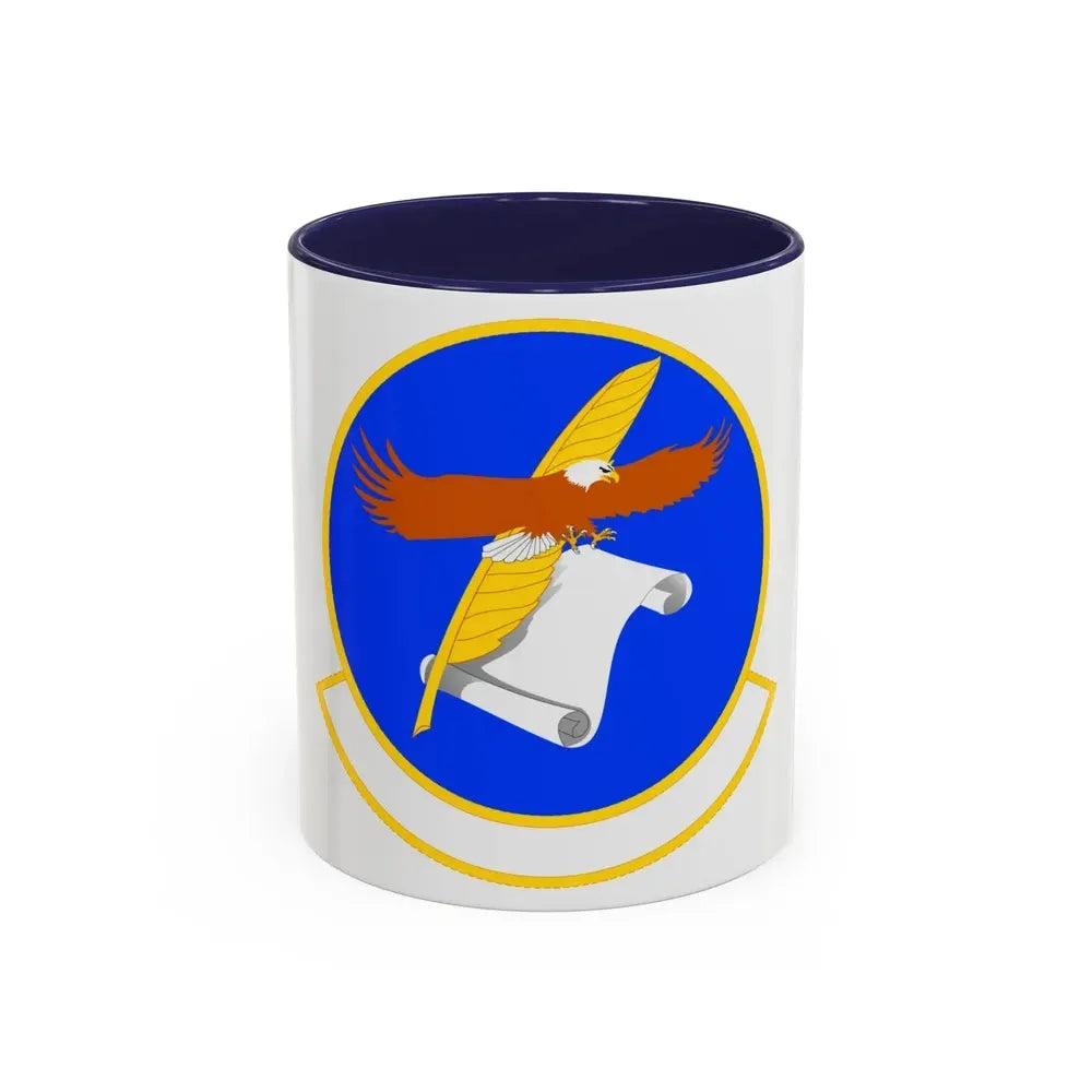 18 Contracting Squadron PACAF (U.S. Air Force) Accent Coffee Mug 11oz Navy - Go Mug Yourself
