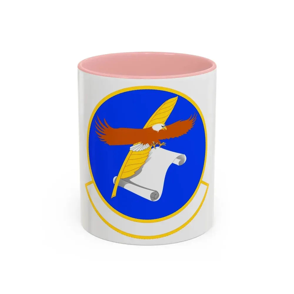 18 Contracting Squadron PACAF (U.S. Air Force) Accent Coffee Mug 11oz Pink - Go Mug Yourself