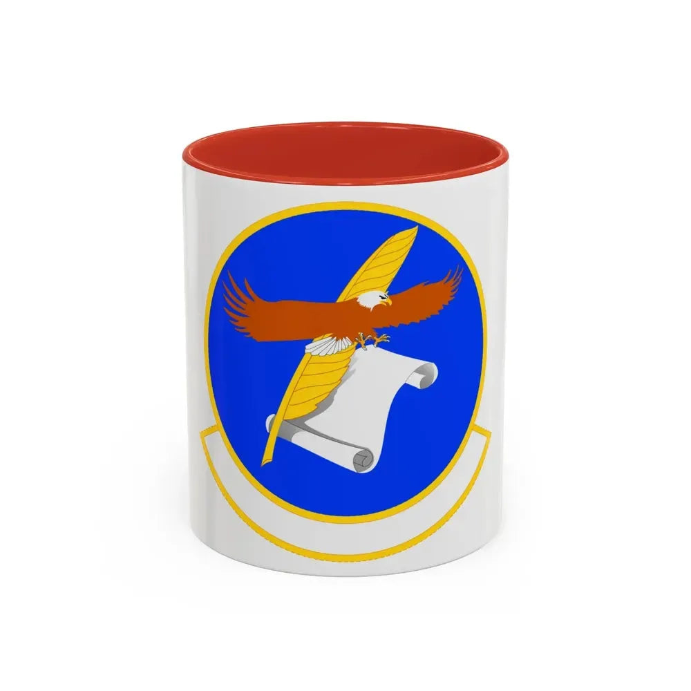 18 Contracting Squadron PACAF (U.S. Air Force) Accent Coffee Mug 11oz Red - Go Mug Yourself